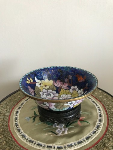 Cloisonne coupe bol - coupe, pot