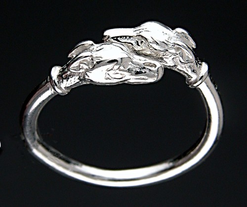 Bague chien ring - chien,, lévrier