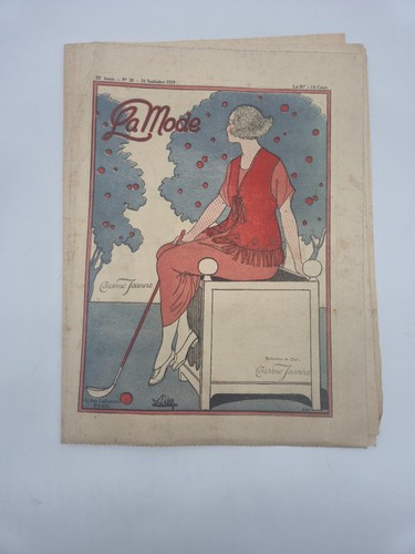 Ancienne revue mode 1919 - revue,
