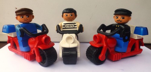 Lego duplo motos city police - city,