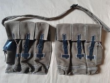 Paire de porte chargeurs Sturmgewehr MP44 soldat allemand WH 1939-1945
