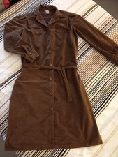 ROBE CHEMISIER VINTAGE MARRON