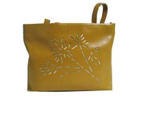 Sylvain Lefebvre 1746 safran Sac de Dame Cuir epaule Occasion