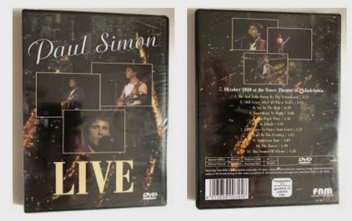 Dvd paul simon live 1980 - simon,
