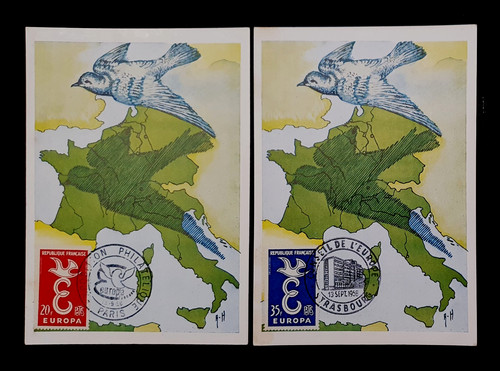 Cartes max 1958 expo - cartes,