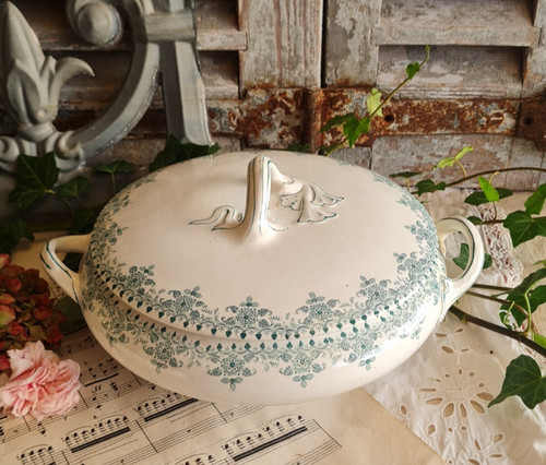 Ancienne legumiere soupiere - legumiere,