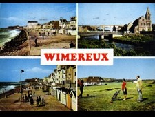 WIMEREUX (62) CABANONS de PLAGE, HOTEL , VILLAS & GREEN du GOLF animé en 1969