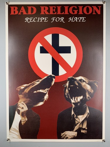 Affiche bad religion vintage - religion,