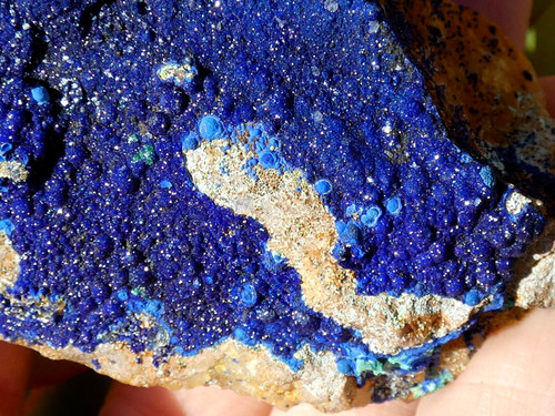 Azurite malachite dolomite - azurite,