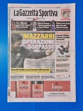 GAZZETTA DELLO SPORT 21 JUILLET 2013 MAZZARRI-INTER-CAGNOTTO-DALLAPE-ACERBI