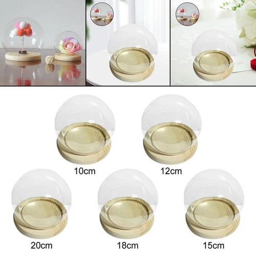 Cloche verre avec base en - en,