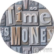 TIME IS MONEY Imprint of Words