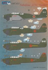 DECALCOMANIES AML 48002 NAKAJIMA J1N1 GEKKO