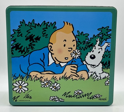 Boite métal tintin milou - boite,