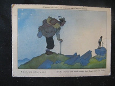 ++"0601"   CPSM  HUMOUR " MONTAGNE  ALPINISME "