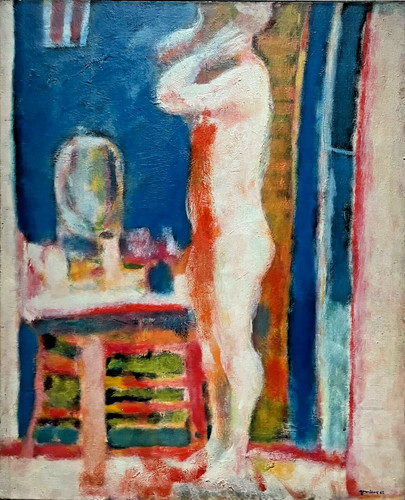 Tableau fauve huile sur - fauve,,