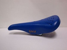 NOS SAN MARCO SADDLE SEAT BMX BLUE 458gr MADE IN ITALY