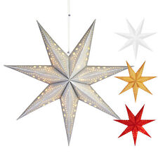 Papier Étoile Suspendu Étoile Avent 60 Cm Noël Lanterne Noël Lumière