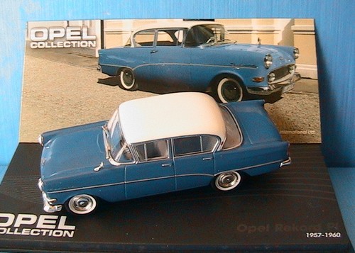 Opel rekord 1957 - 1957, blue