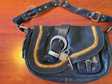 Dior Gaucho Black Saddle