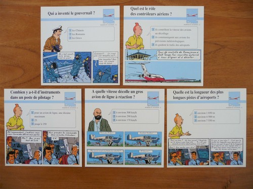 Fiches tintin série n - fiches,