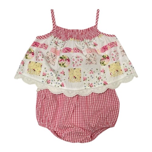 Baby dior floral gingham cami - baby,