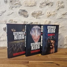 LOT STEPHEN KING 3 LIVRES INSOMNIE SIMETIERE MINUIT 4 EDITION FRANCE LOISIRS TBE