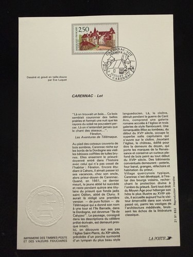 Encart philatélique 1er - 1er, jour