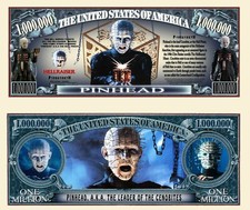 PINHEAD HELLRAISER ! BILLET MILLION DOLLAR US Film Horreur CENOBITES Cube 80 sf