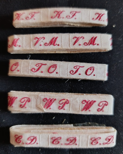 Lot ancien ruban initiale - ancien,