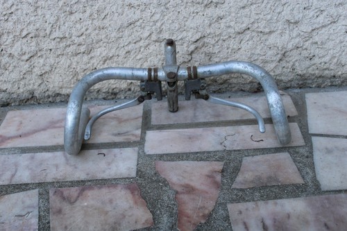 Guidon randonneur aluminium - guidon,