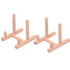  2 Pcs Support Rangement Vaisselle Supports D'assiettes Présentoir À