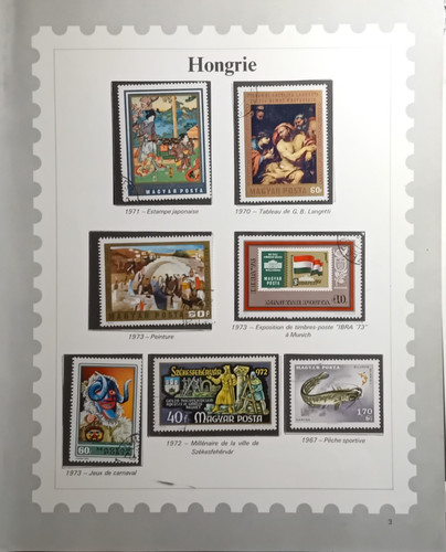 Timbres hongrie collection sur - timbres,