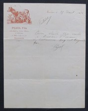 Facture TOULOUSE 1910 PUJOL