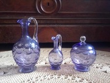 Cristal de sevres 3 pièces -