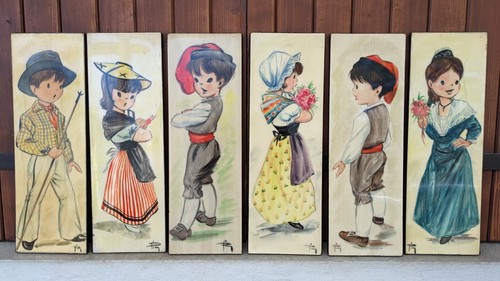 Lot tableaux vintages - 6,