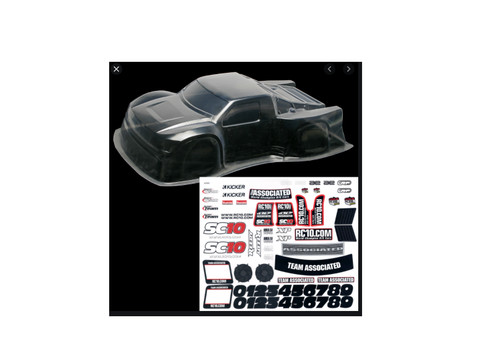 Associated 9836 clear body - 9836,