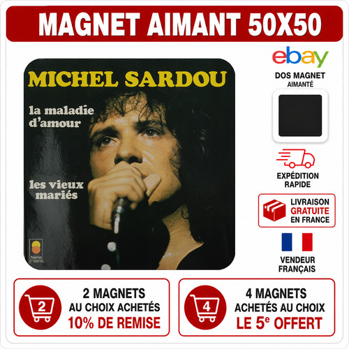 Magnet michel sardou maladie - magnet,