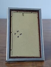 Cadre photo vintage années 70 en tres bon état- métal et verre