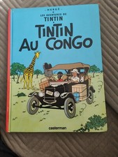 BD LES AVENTURES DE TINTIN AU CONGO HERGE / CASTERMAN IMPRIME EN JUIN 2023
