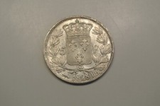 CHARLES X 5 FRANCS  2eme type 1828  BB SUP état RARE