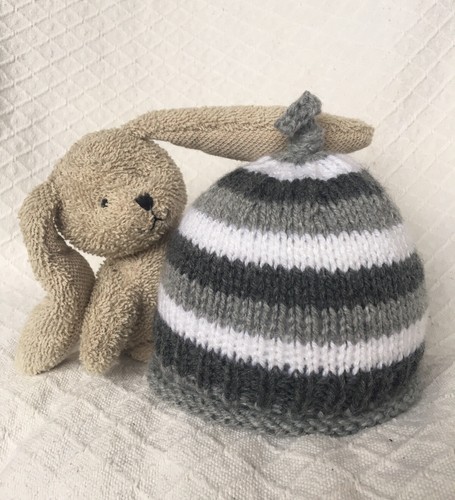 Chapeau lutin bébé - , tricoté