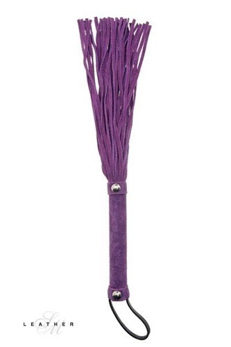 Martinet cuir violet bdsm - martinet,