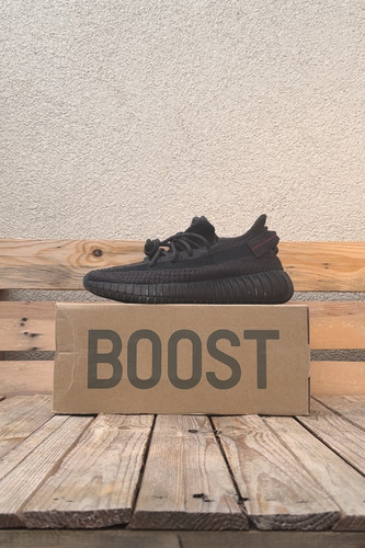 Yeezy 350 black reflective - yeezy,