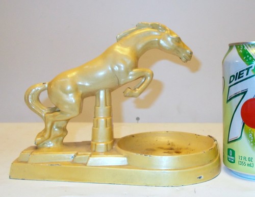 Antique art deco horse metal - antique,