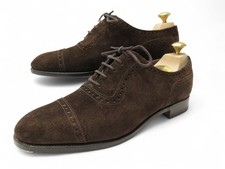 CHAUSSURES EDWARD GREEN 202 DAIM VELOURS 7.5E 41.5 RICHELIEU EMBAUCHOIRS 1400€
