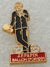 Pins Football OM Marseille. JPP Ballon d'or 91 👀
