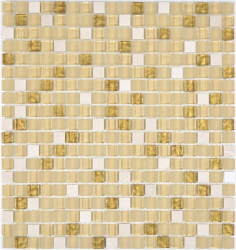 Verre pierre mélange beige - pierre,