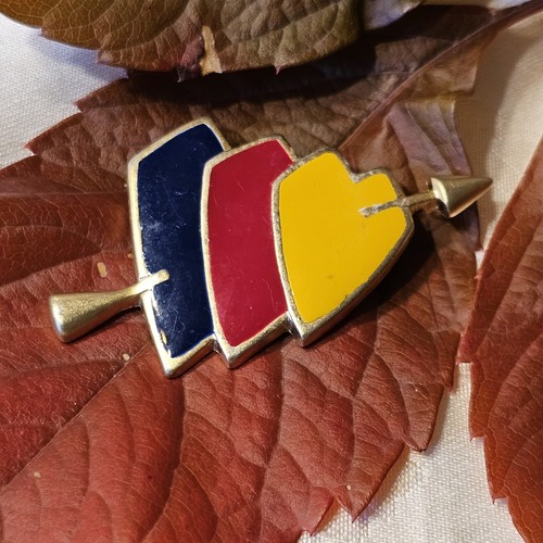 Broche vintage coeurs - vintage,