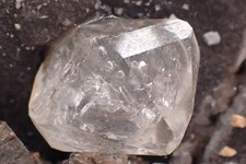 Quartz Diamant sur Septaria , Ribiers , Hautes-Alpes , France